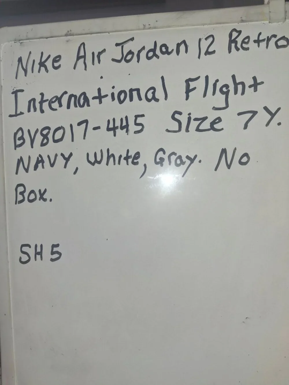 Nike Air Jordan 12 Retro International Flight Navy Size 7Y BV8017-445 No Box*sh5